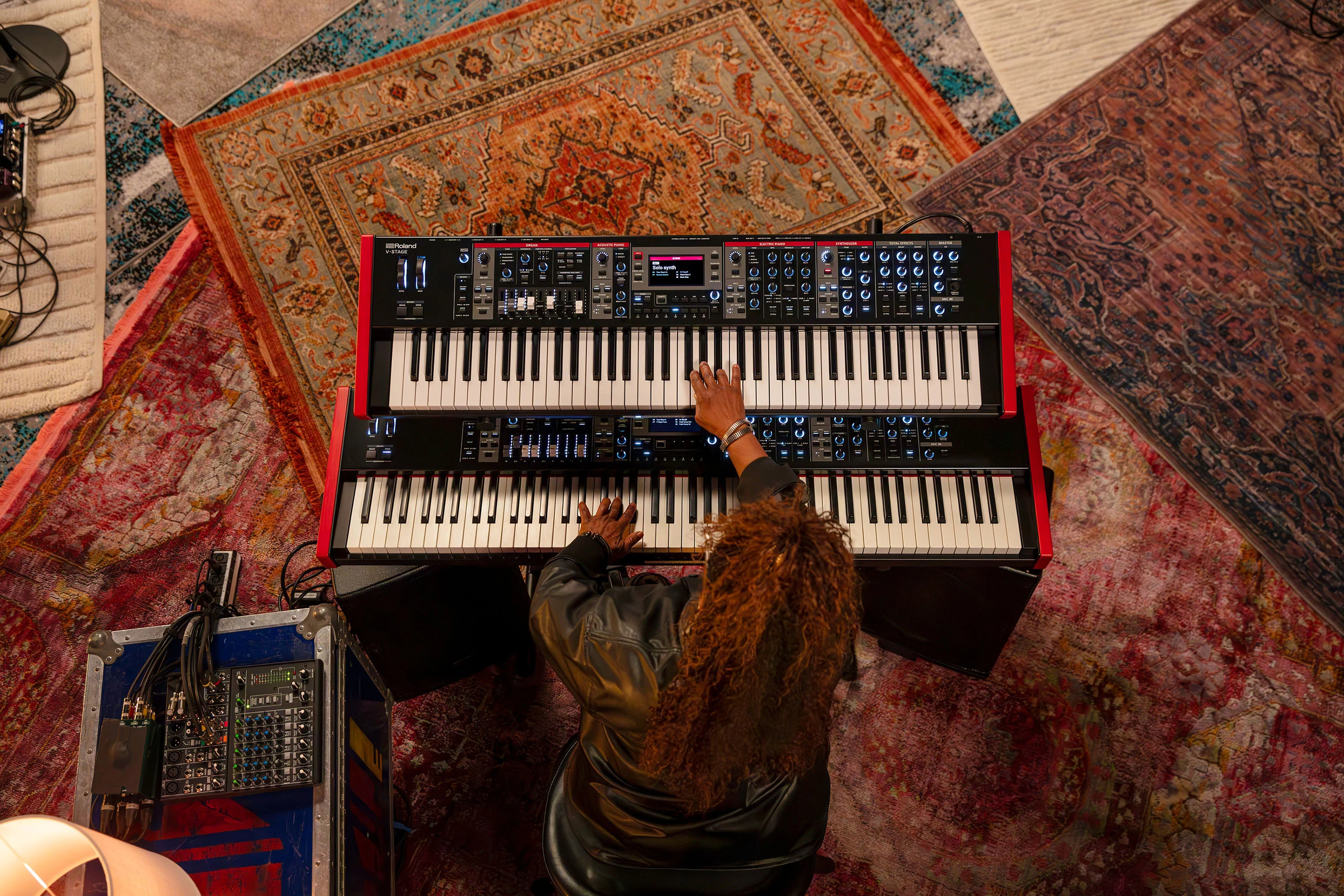 Roland V-Stage 88 Stage Keyboard with Weighted Hammer Action Keys - Image 15
