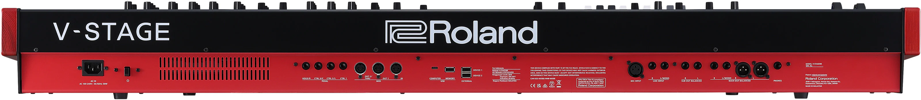 Roland V-Stage 88 Stage Keyboard with Weighted Hammer Action Keys - Image 4